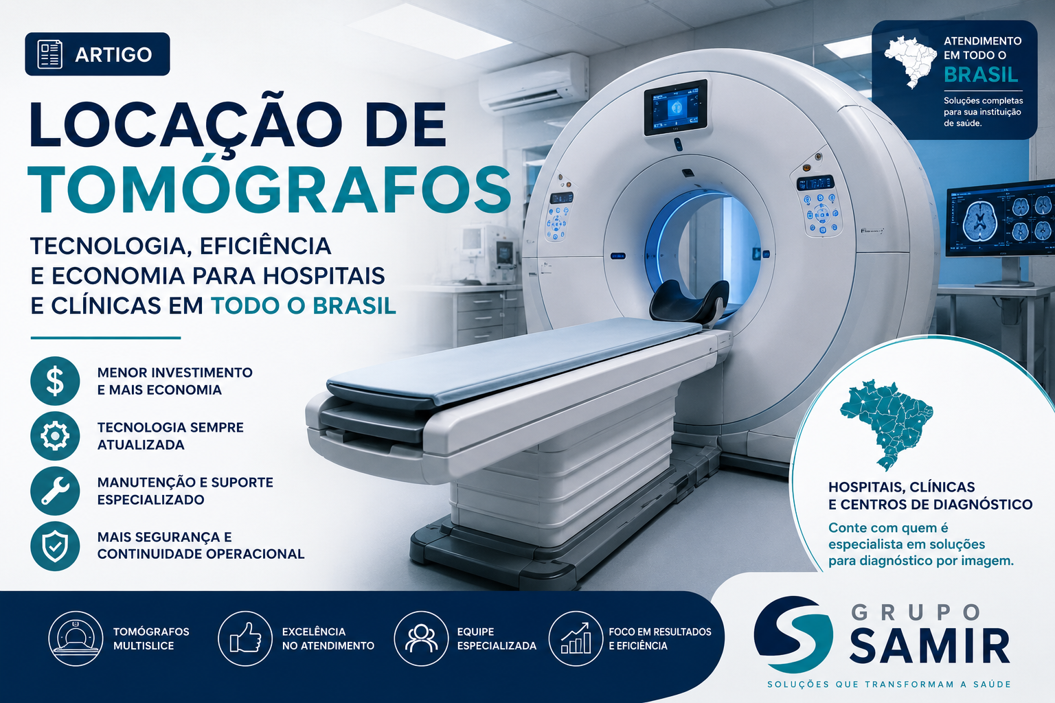 Locação de Tomógrafos